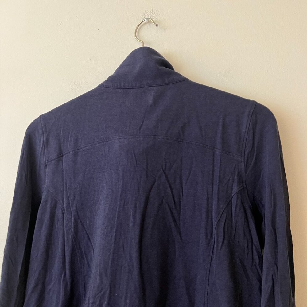 Coolibar UPF Sun Protection Full Zip Cruise Jacket Navy Blue Women's Size Medium - Picture 8 of 8